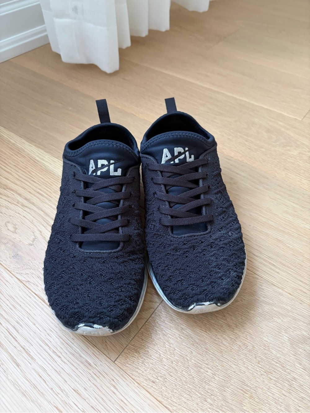 APL Women's Black Knit Athletic Sneakers